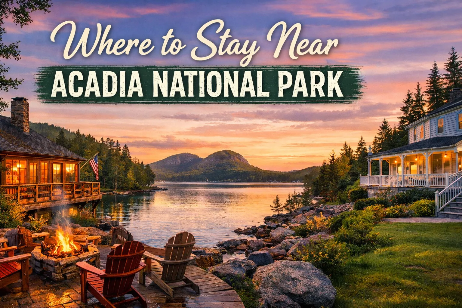 where to stay near acadia national park