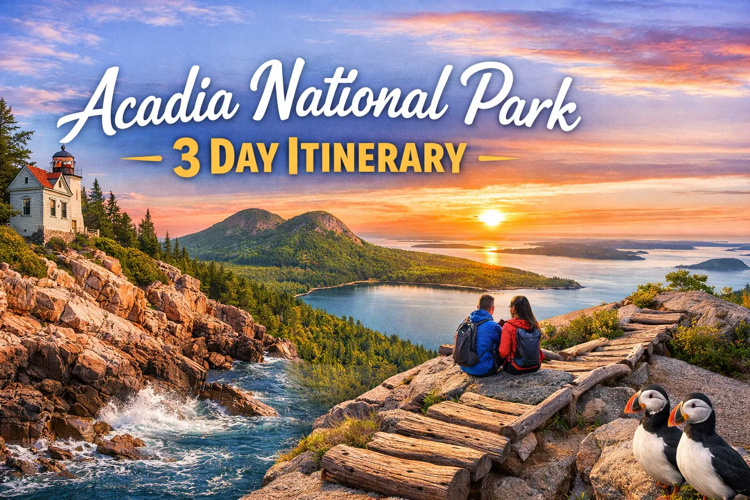 Acadia National Park 3 day itinerary