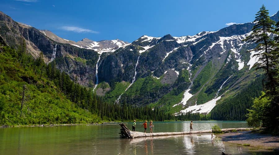 avalanche lake trail glacier national park