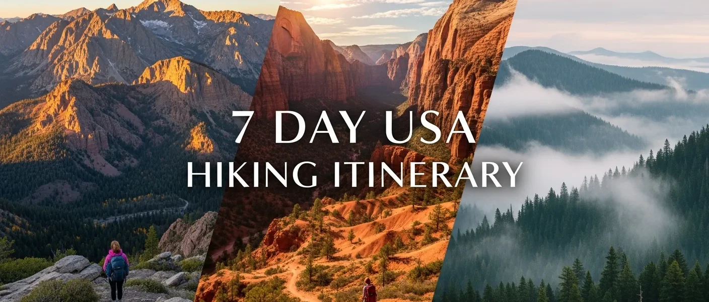 7 Day USA Hiking Itinerary: The Perfect National Park Road Trip Plan