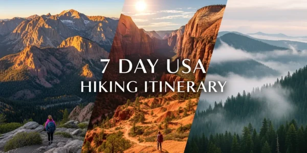 7 Day USA Hiking Itinerary: The Perfect National Park Road Trip Plan
