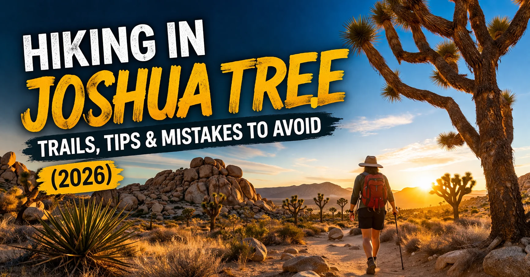 hiking in joshua tree