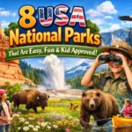 Stress Free Family Trips: 8 USA National Parks That Are Easy, Fun & Kid Approved