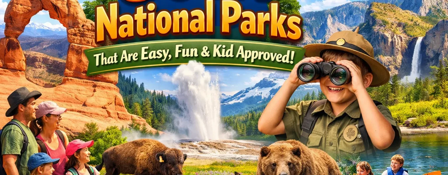 Stress Free Family Trips: 8 USA National Parks That Are Easy, Fun & Kid Approved