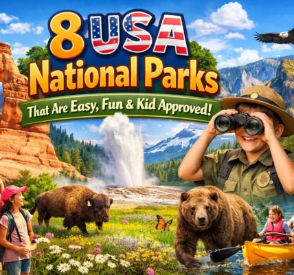 Stress Free Family Trips: 8 USA National Parks That Are Easy, Fun & Kid Approved