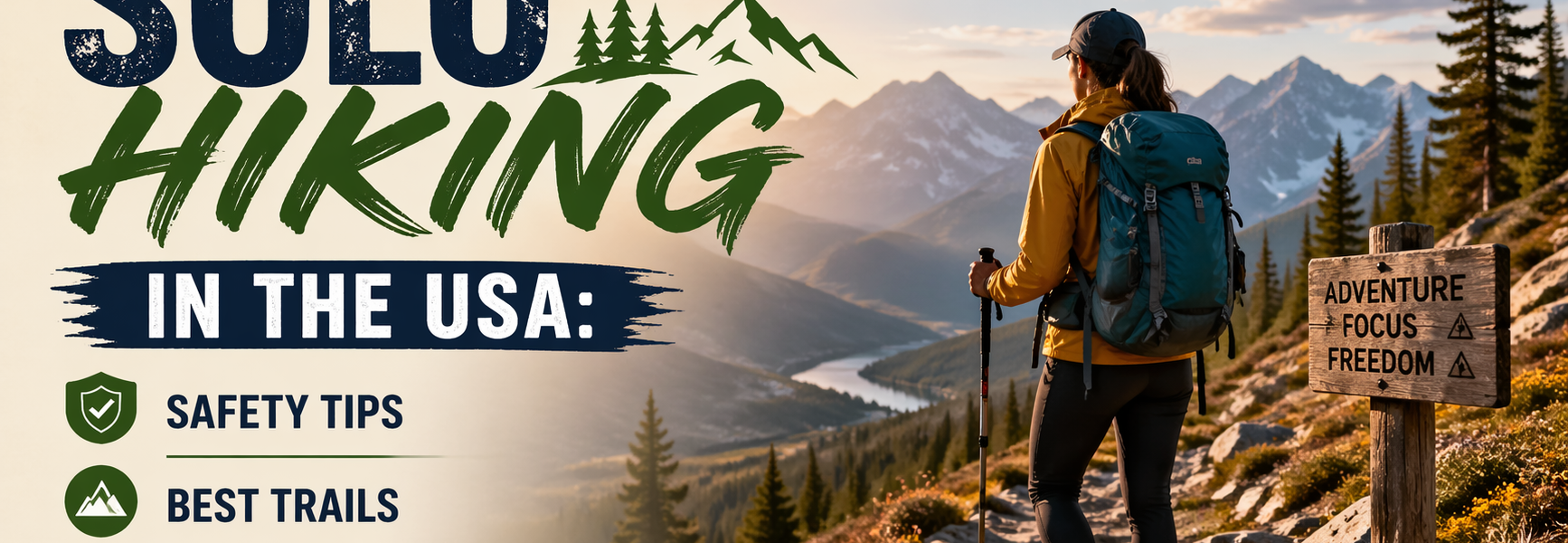 Solo Hiking in the USA: Safety Tips, Best Trails & Trip Planning Checklist