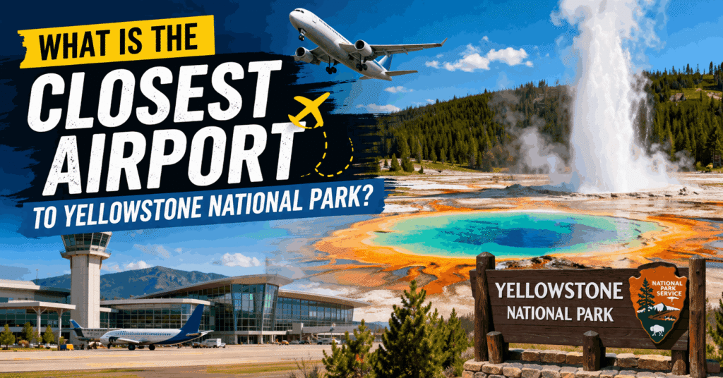 what is the closest airport to yellowstone national park