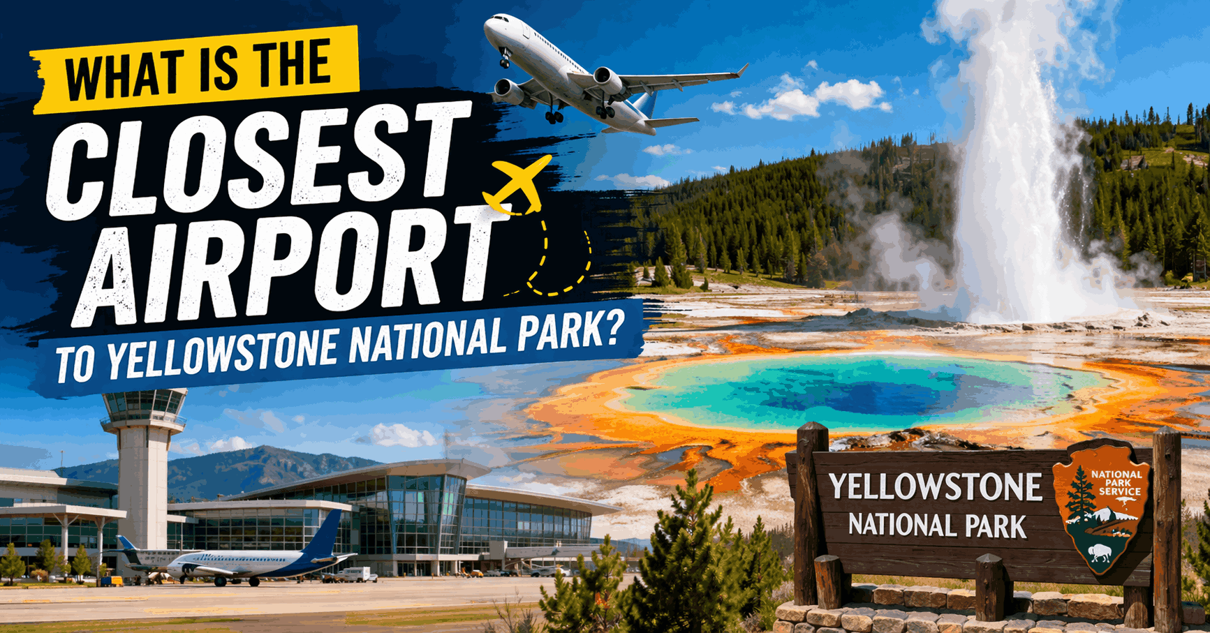 what is the closest airport to yellowstone national park