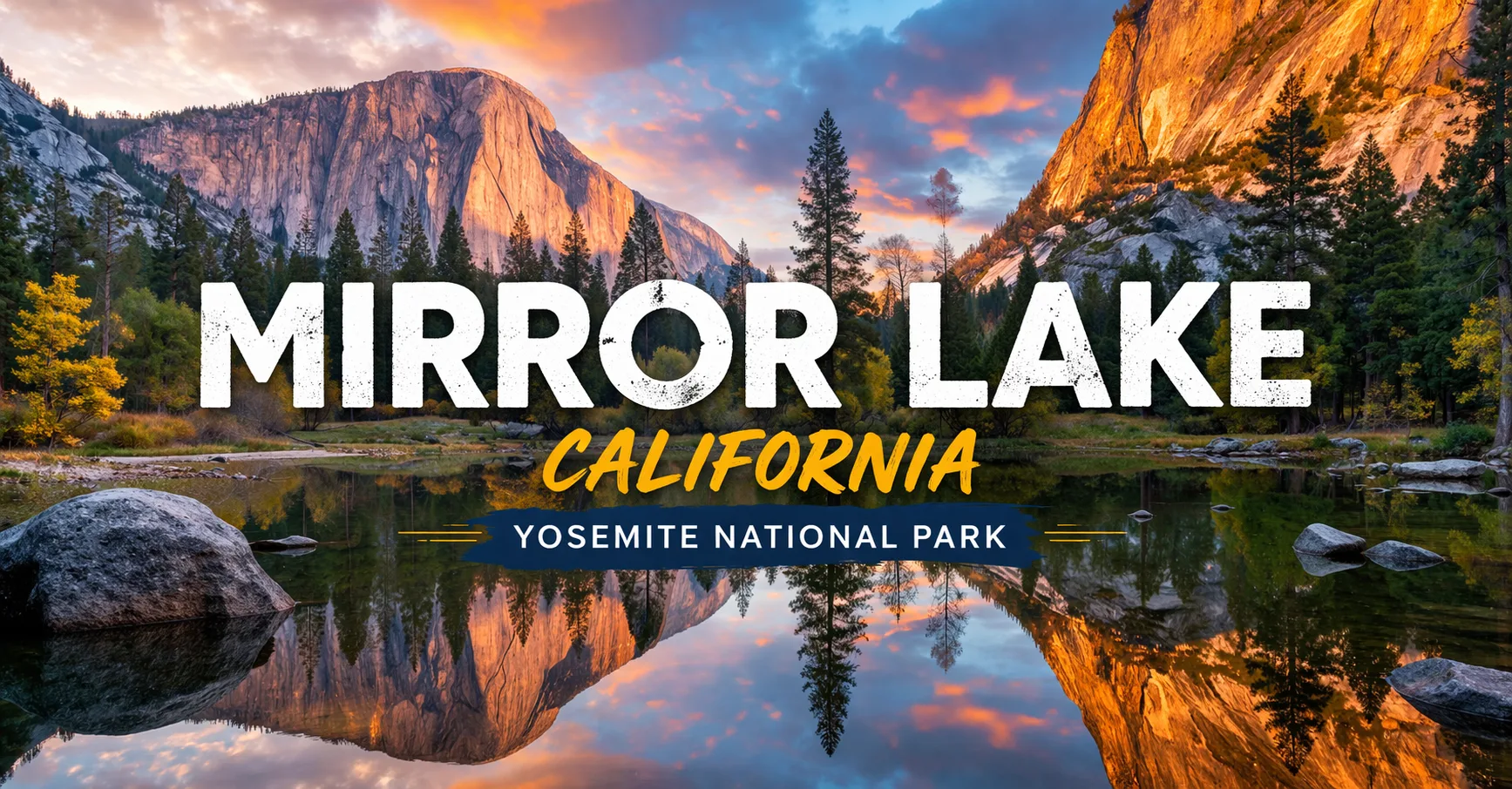 mirror lake california yosemite national park