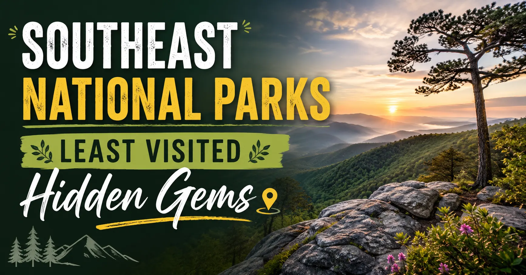 southeast national parks least visited hidden gems