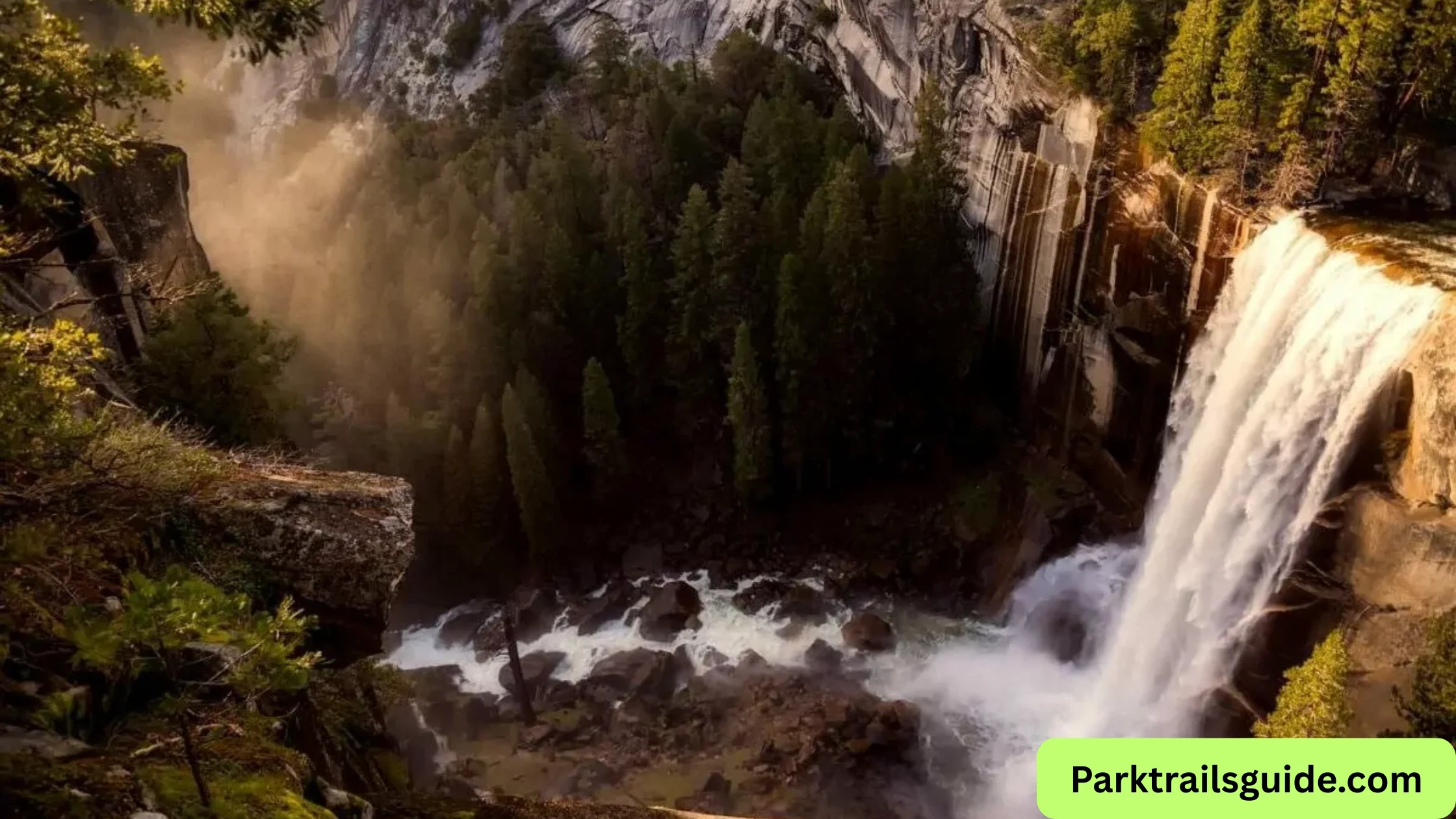 National park hikes under 2 miles with waterfalls