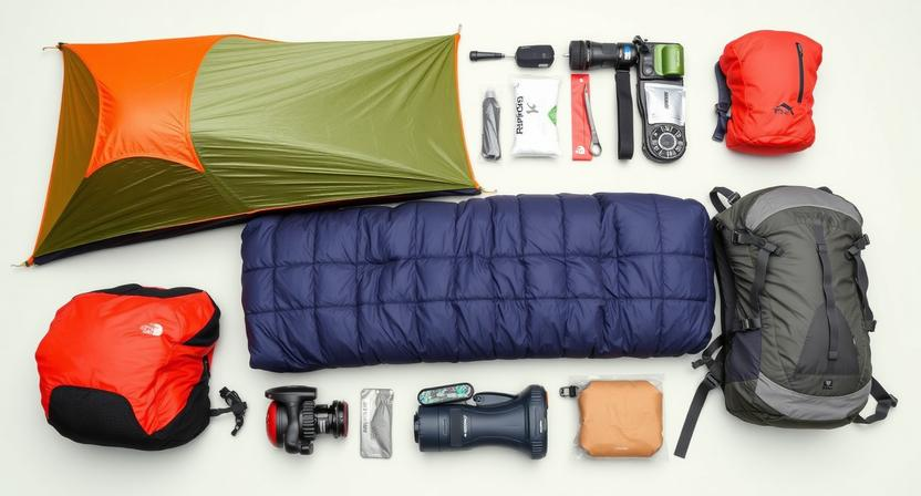 big three lightweight hiking gear including shelter sleeping quilt and ultralight backpack