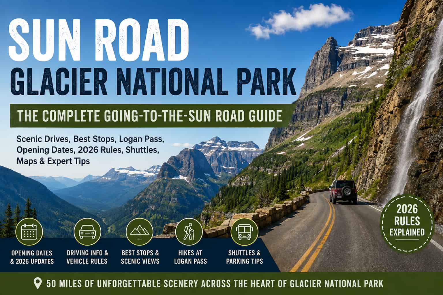 sun road glacier national park