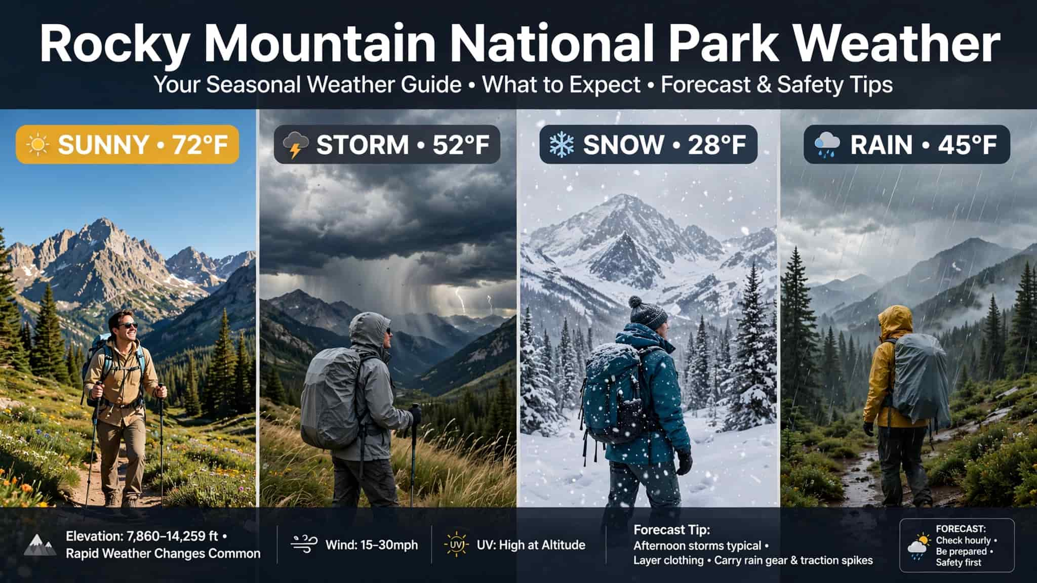rocky mountain national park weather