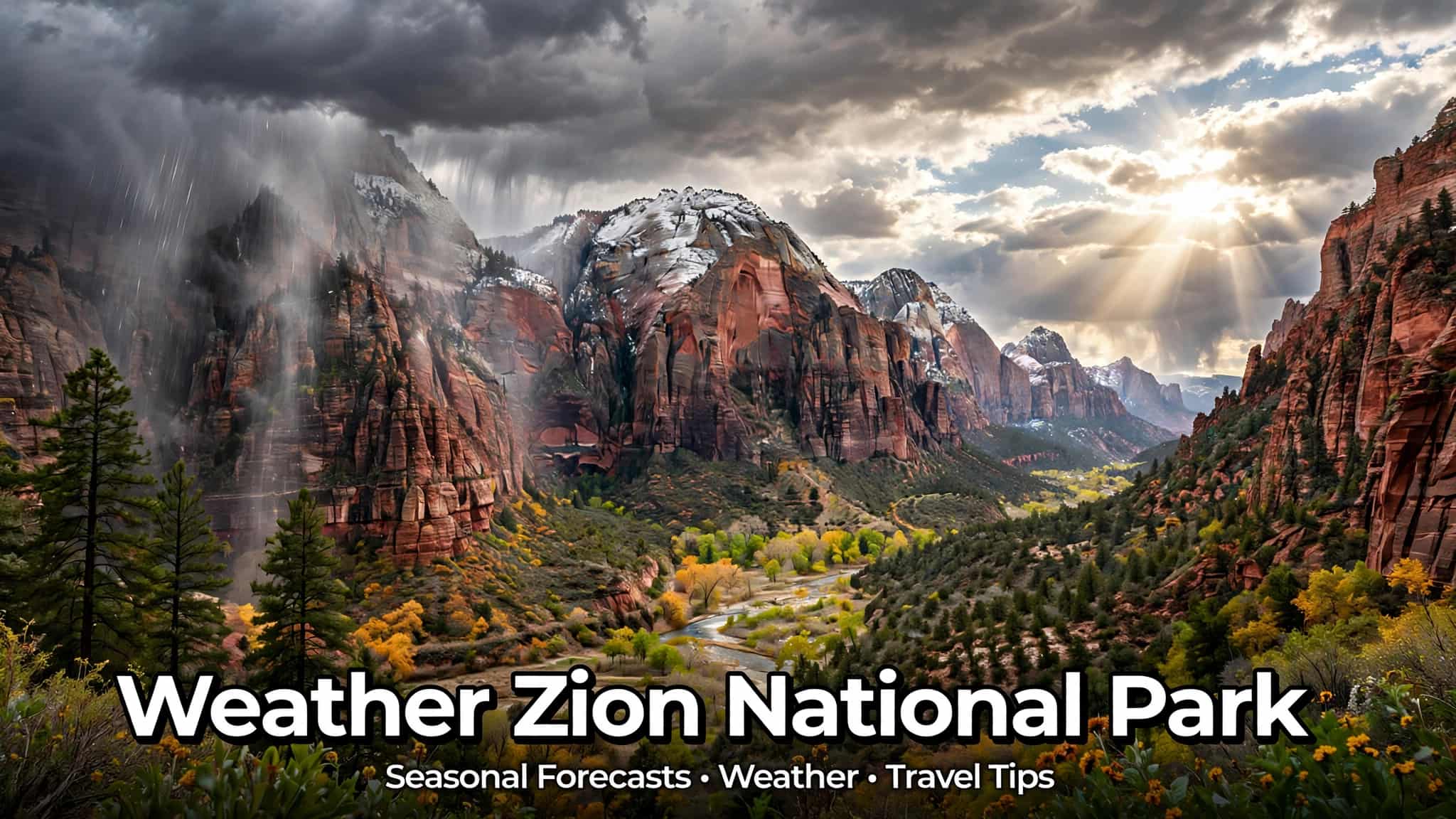 weather zion national park
