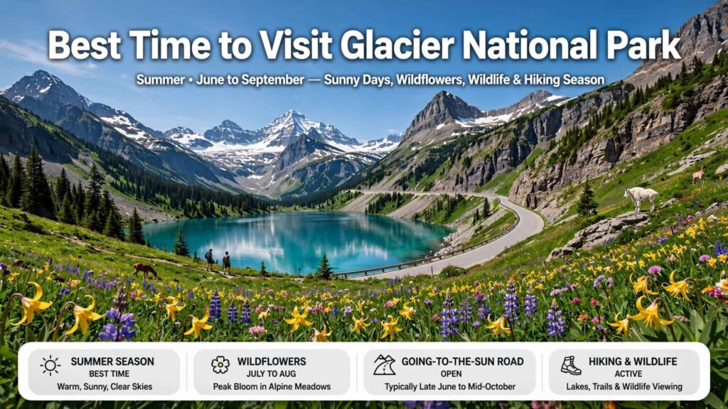 best time to visit glacier national park