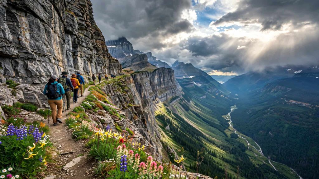 highline trail glacier national park