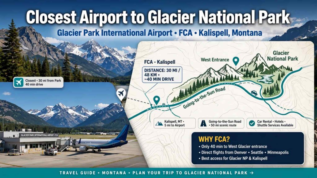 closest airport to glacier national park