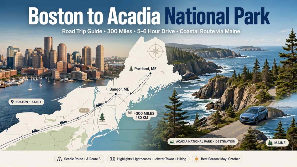 boston to acadia national park